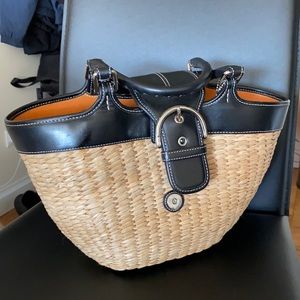 Vintage straw bag